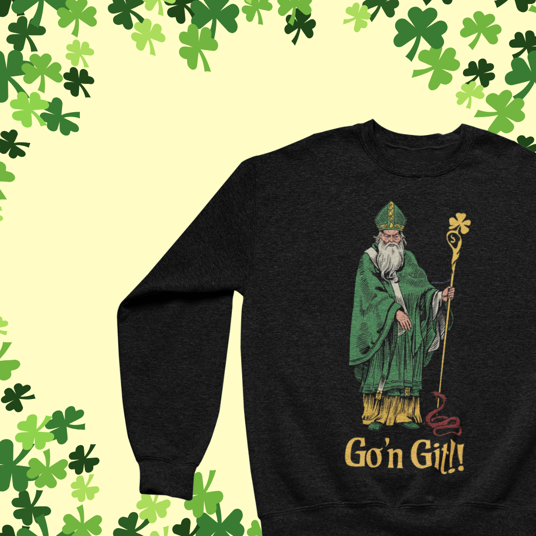 T-shirt ras du cou Go On Gitt pour la Saint-Patrick – L'ambiance irlandaise ultime !