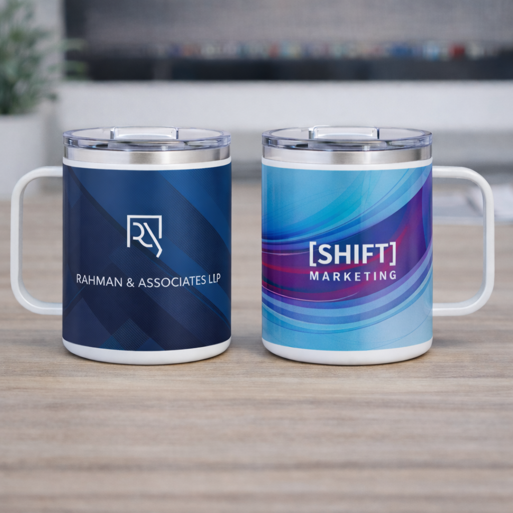 Mug à café isotherme personnalisé en acier inoxydable de 35 cl (finition mate)