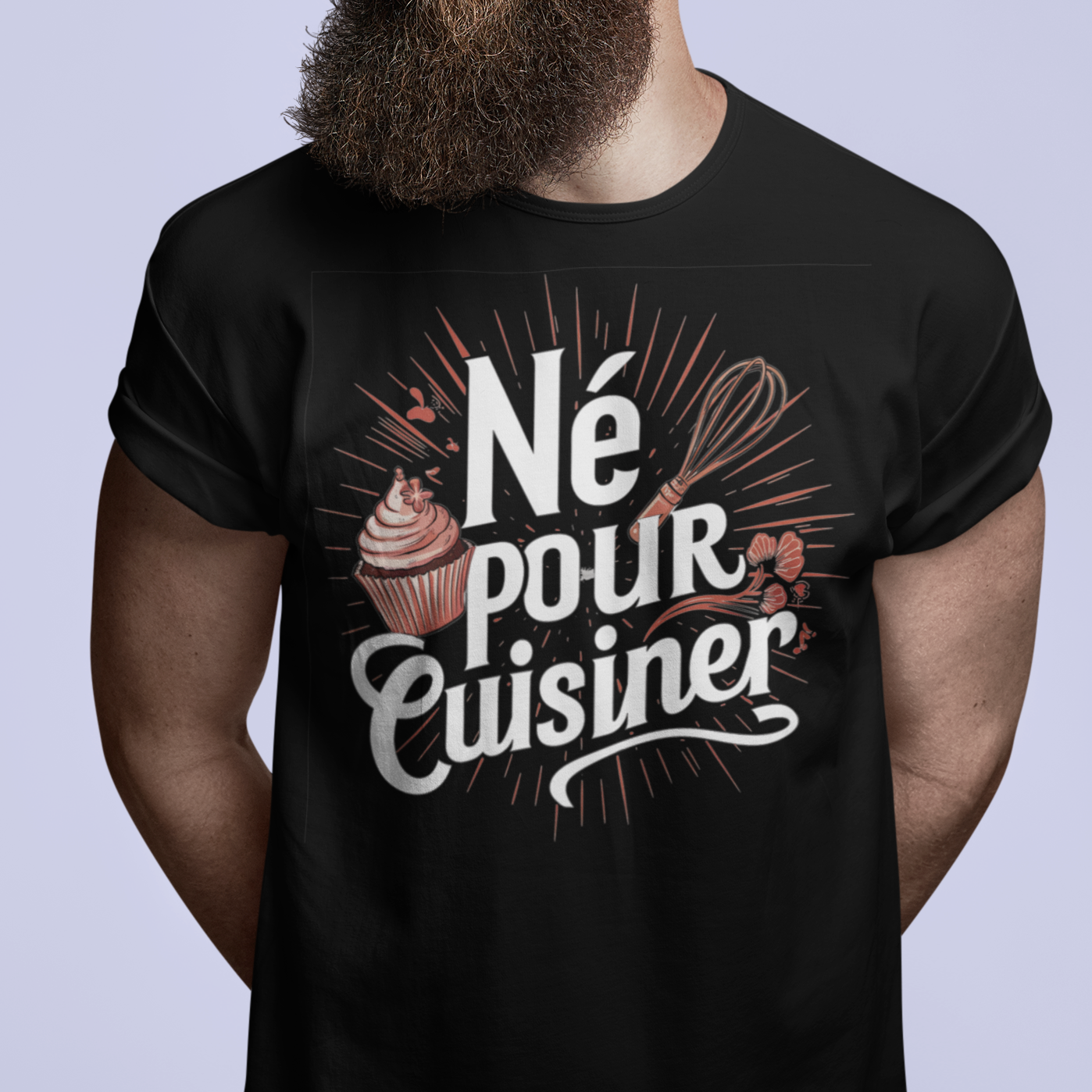 Ne pour cuisiner t shirt noir