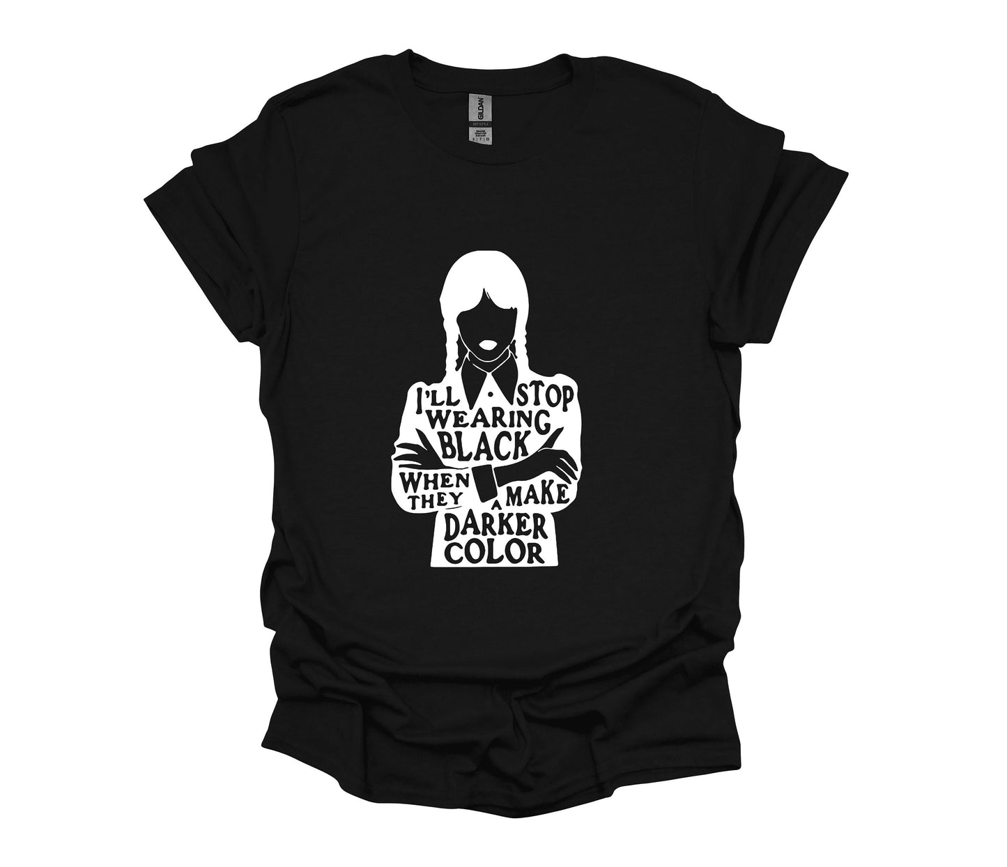 I'll stop wearing black when they make a darker colour toddler