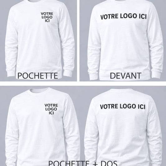 T-shirt à manches longues personnalisé