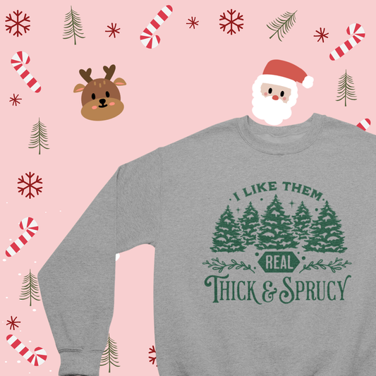 christmas tree crew neck