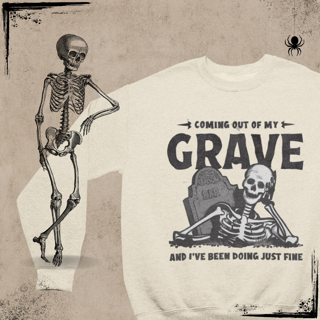 a t - shirt with a skeleton and a skeleton on it