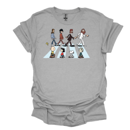 Cartoon music t shirt grey 