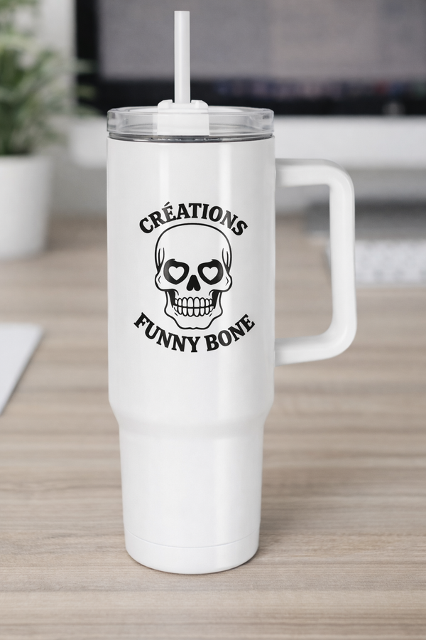 Custom 40 oz Sublimation Tumbler with Handle