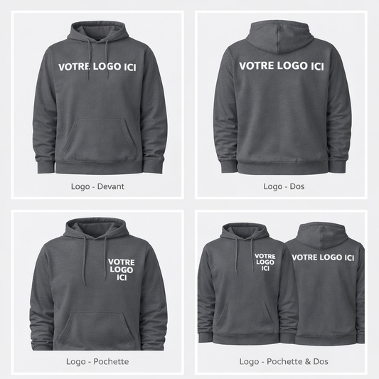 Sweatshirt à capuche personnalisé – Mélange épais