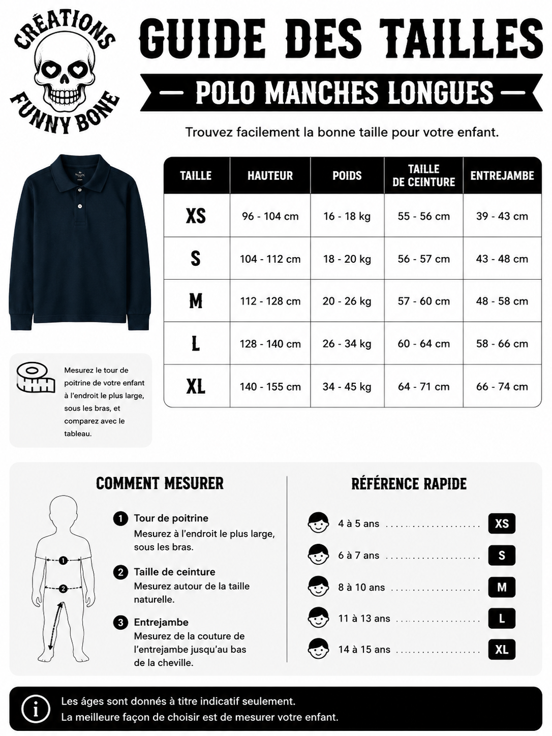 Ecole Bellefeuille polo manches Longues