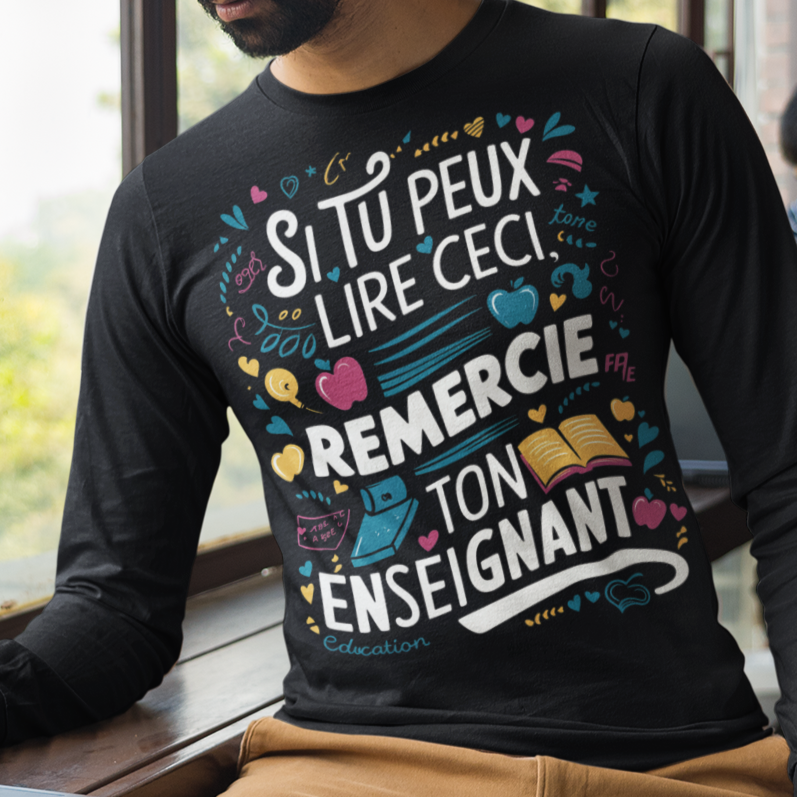 Enseignant noir ts hirt