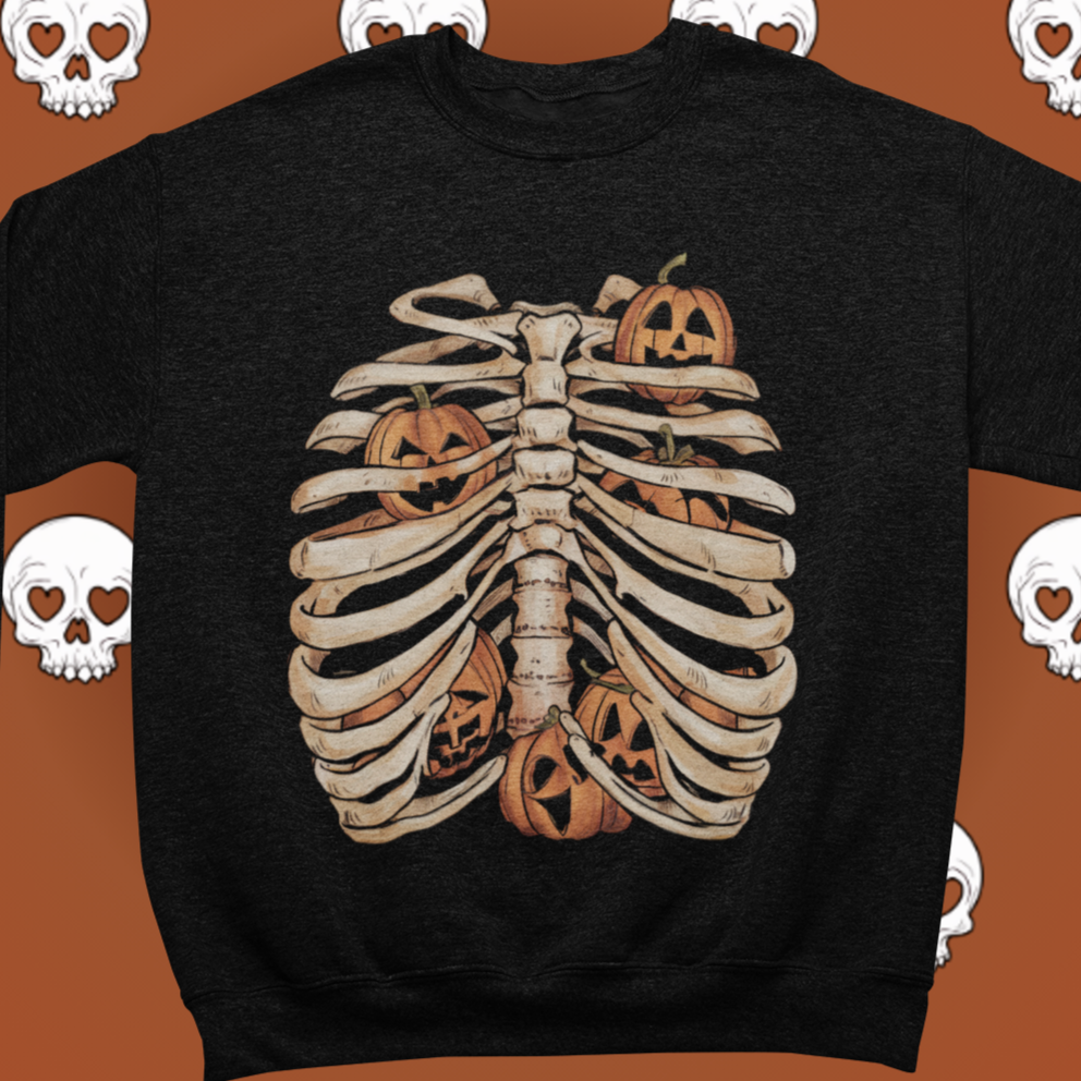 Skeleton crew neck