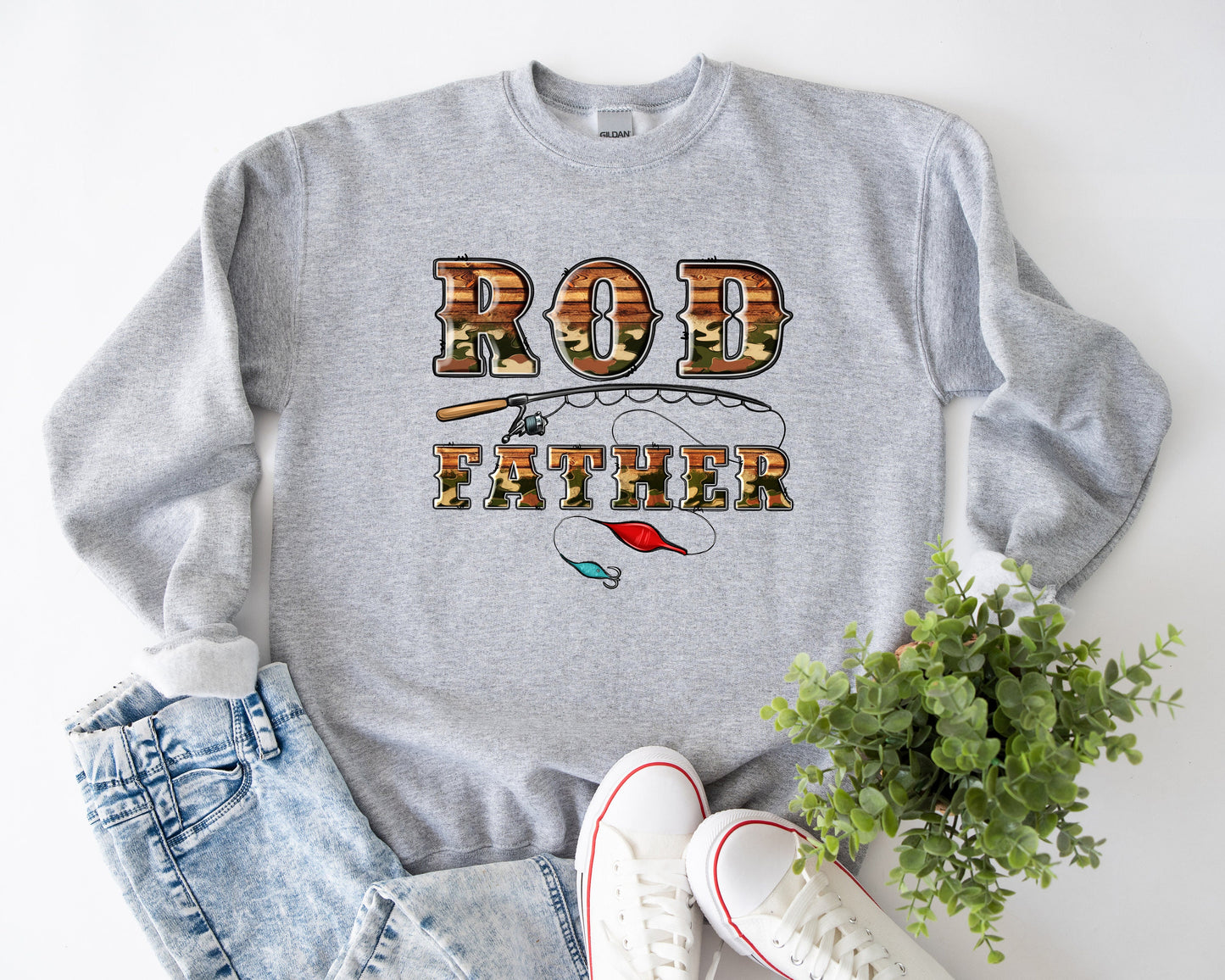 Rod father  t-shirt / father t shirt / fathers day tshirt / fishing t shirt