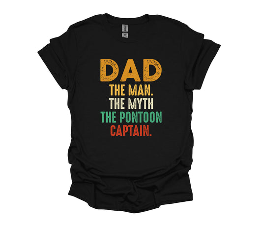 Dad the MAN   t-shirt / father t shirt / fathers day tshirt / fishing t shirt