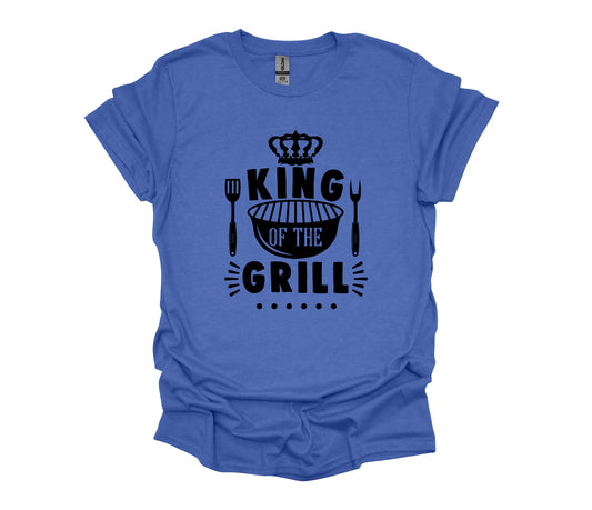 t-shirt grill king / col d’équipage barbecue / sweat-shirt