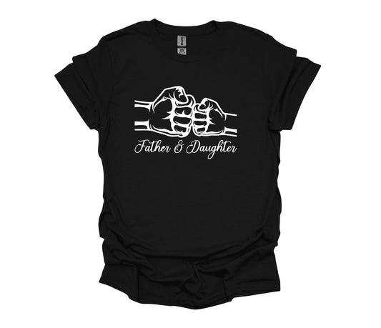 t-shirt père et fille / t-shirt père et fils / t-shirt fête des pères