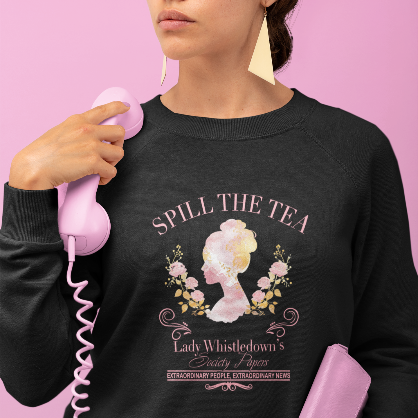 Lady Whistledown Spill the tea Crew Neck Adult