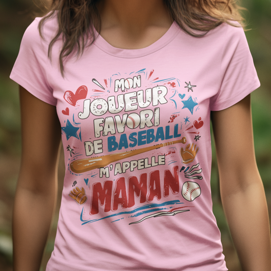 Mon joueur de baseball favori m'appelle maman