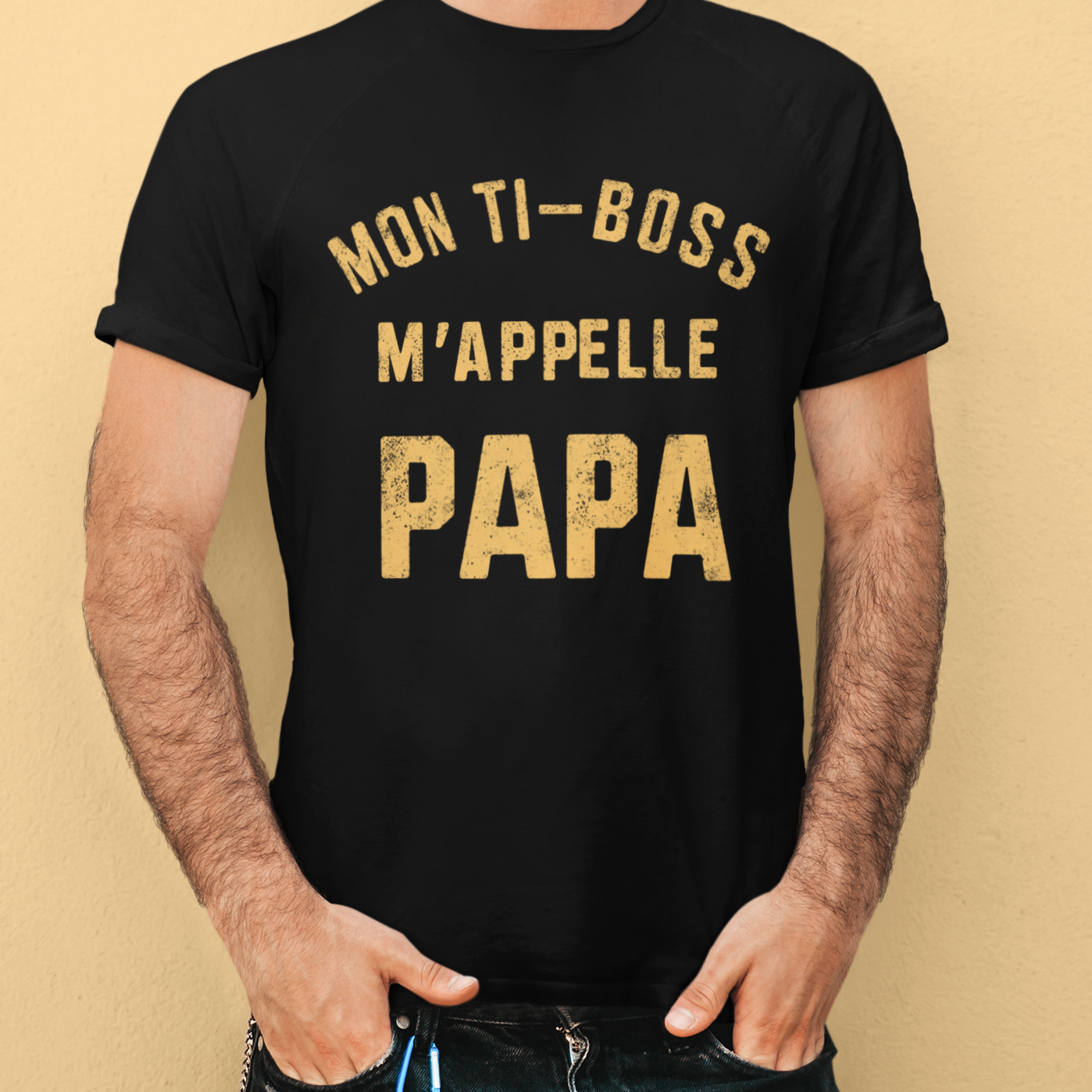 Mon ti- Boss M'appelle Papa T-Shirt Adulte