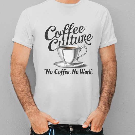 Coffee Culture T-Shirt | Espresso Lovers Tee | Barista Gift Adult