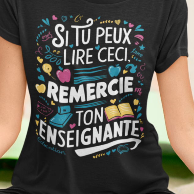 t shirt enseignante 