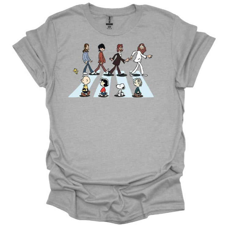 Cartoon music road t shirt 