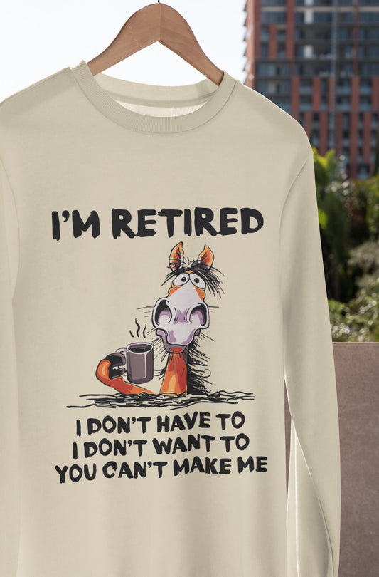Je suis à la retraite