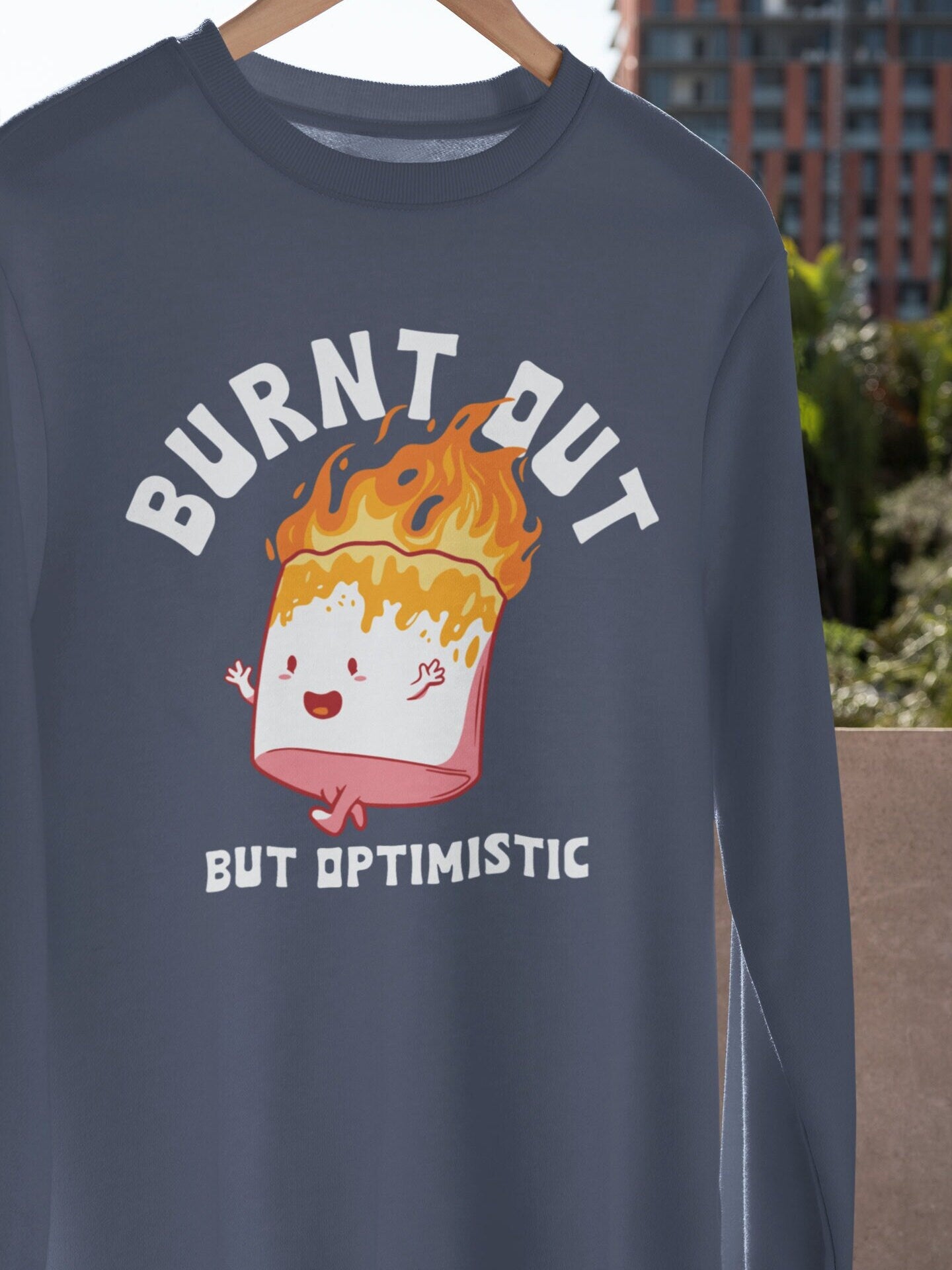 Épuisé mais optimiste