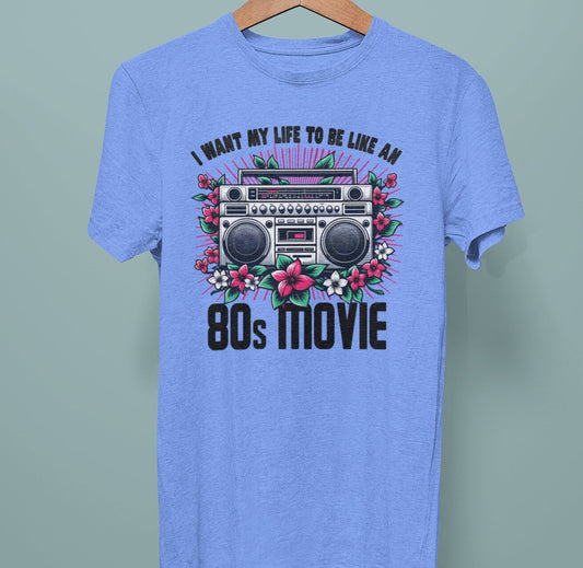 I want my life to be like an 80s movie boom box